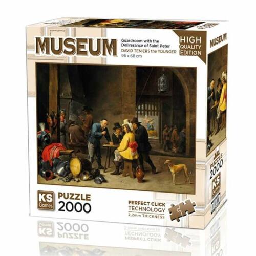 Ks Puzzle 2000 Parça Guardroom withthe Deliverance of Saint Peter 22518 - 1