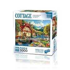 Ks Puzzle 3000 Parça House by the Pond 23015 - 1