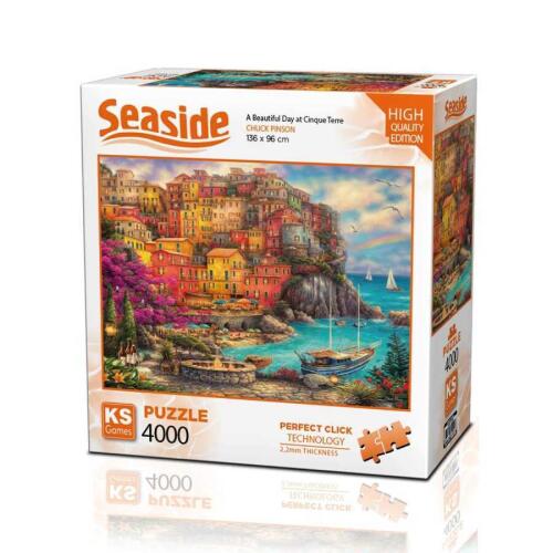 Ks Puzzle 4000 Parça A Beautiful Day at Cinque Terre23506 - 1