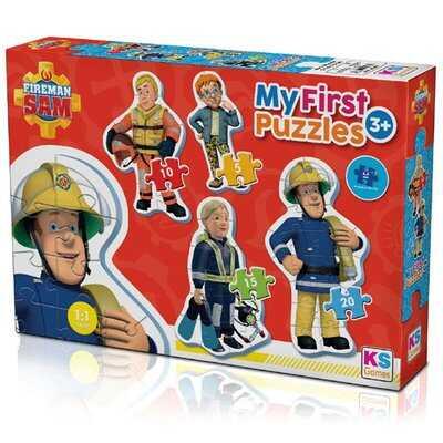 Ks Puzzle Fireman Sam My First Puzzles 4IN 1 FRS 10304 - 1