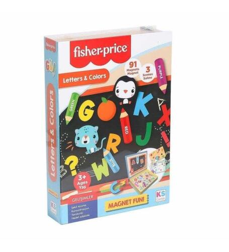 Ks Puzzle Fisher Price Magnet Fun Letters & Colors 13410 - 1