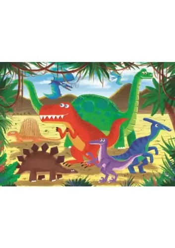 Ks Puzzle The Dinosaur Forest Pre- Scholl PRS 32703 - 1