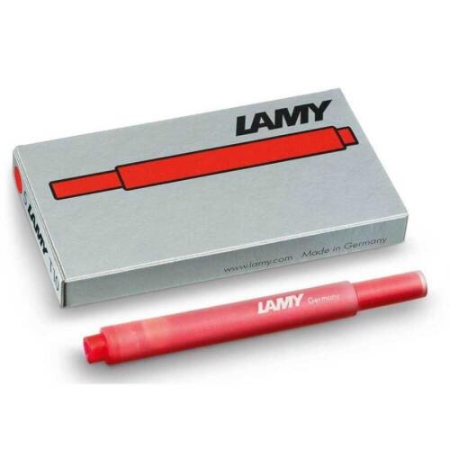 Lamy Dolmakalem ve Kaligrafi Kalemi Yedeği Kartuş Kırmızı 5 li Set - 1