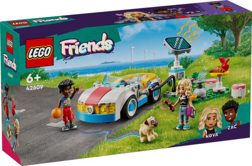 Lego Friends Elektrikli Araba ve Şarj İstasyonu 42609 - 1