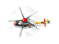 Lego Technic Airbus H175 Kurtarma Helikopteri 42145 - 7