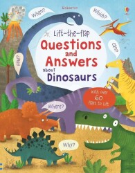 Lift-The-Flap Questions and Answers About Dinosaurs (Ciltli) - Kolektif - Usborne - 1