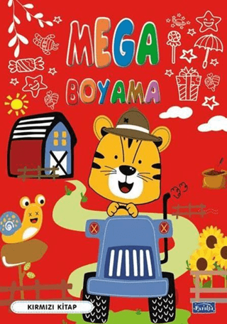 Mega Boyama - Kırmızı Kitap - 1