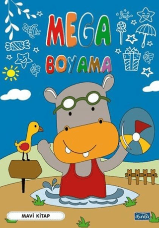 Mega Boyama - Mavi Kitap - 1