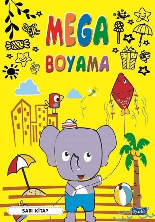 Mega Boyama - Sarı Kitap - 1