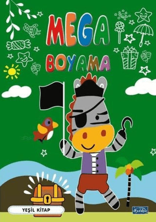 Mega Boyama - Yeşil Kitap - 1