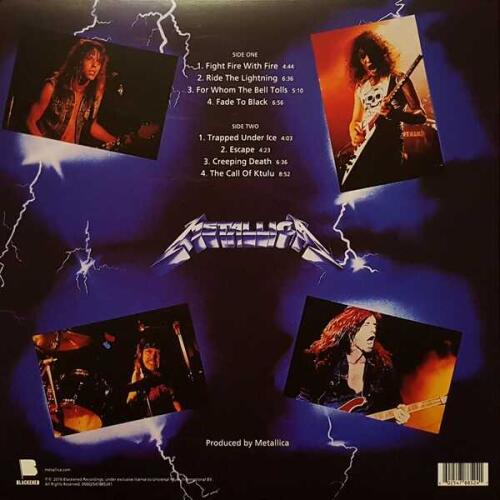 Metallica - Ride The Lightning - Plak - 2