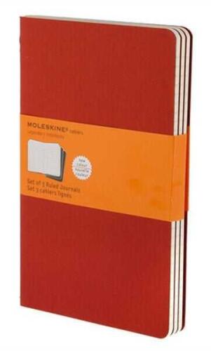 Moleskine Defter Cahier 3`lü Büyük 64 Yaprak Çizgili Bordo CH116VF - 1