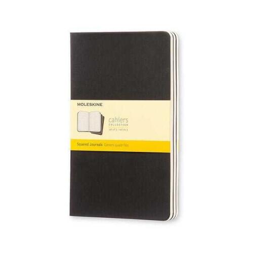 Moleskine Defter Cahier 3`lü Büyük 80 Yaprak Çizgili Siyah QP316 - 1