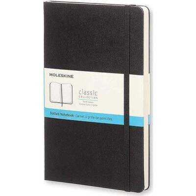 Moleskine Klasik Büyük Boy Sert Kapak Noktalı Defter Siyah - 1