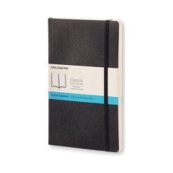 Moleskine Klasik Büyük Boy Yumuşak Kapak Noktalı Defter Siyah - 1