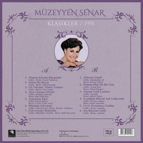 Müzeyyen Senar Klasikler 1991 – Plak - 2