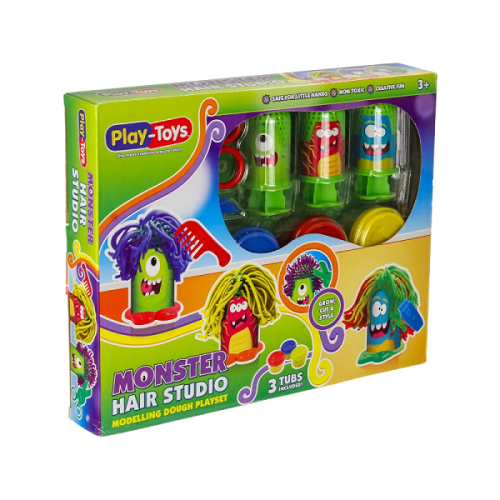 PLAYTOYS KIDDY DOUGH HAIR STUDIO MONSTER - 1