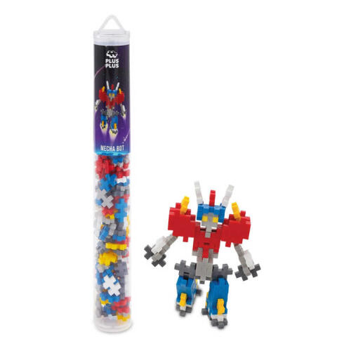 Plus-Plus Mecha Bot / 100 Pcs Tube - 1