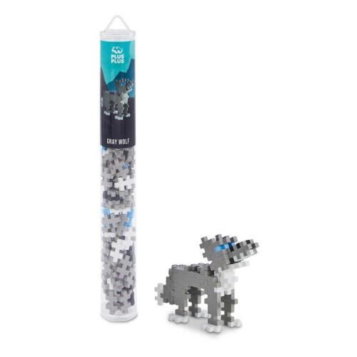 Plus-Plus Wolf / 100 Pcs Tube - 1