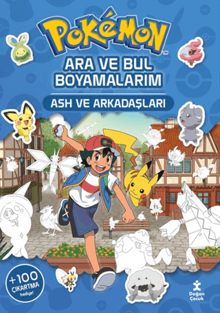 Pokemon - Ara ve Bul Boyamalarım - Ash ve Arkadaşları/Kolektif - 1