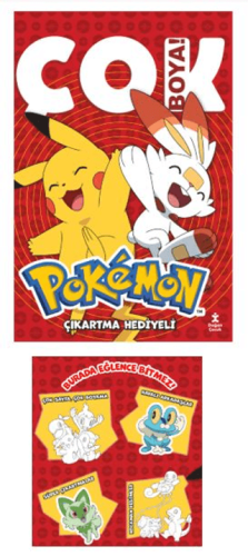 Pokemon - Çok Boya! Çıkartma Hediyeli/Kolektif - 1