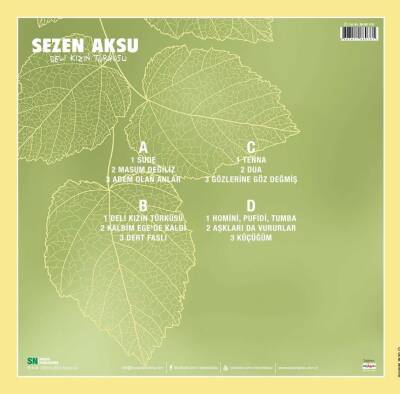 Sezen Aksu - Deli Kızın Türküsü Lp - 2