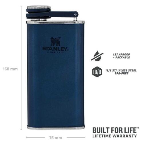 Stanley The Easy Fill Wide Mouth Flask .23L / 8oz Cep Matarası-Nightfall - 1