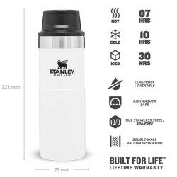 Stanley The Trigger-Action Travel Mug .47L / 16oz-Polar - 1