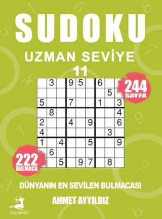 Sudoku Uzman Seviye 11/Ahmet Ayyıldız - 1