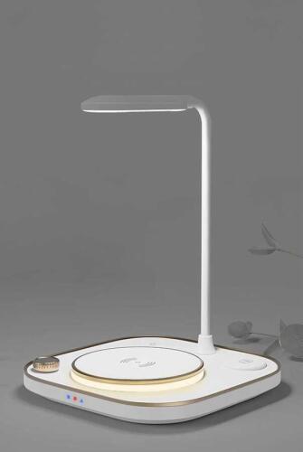 Taros Al In One Wireless Charger& Desk Lamp-Beyaz - 1