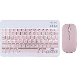 Taros Bluetooth Keyboard Mouse Set-Pembe - 3