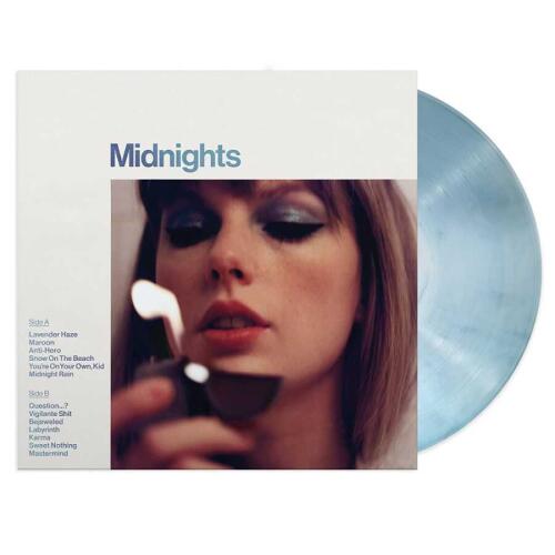 Taylor Swift - Midnights (Limited Special Edition - Moonstone Blue Marbled Vinyl) - Plak - 1