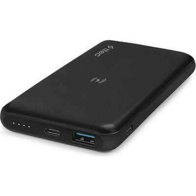 Ttec PowerSlim Pro W QI/PD/QC 3.0 10.000mAh Taşınabilir Şarj Aleti / Powerbank Siyah - 1