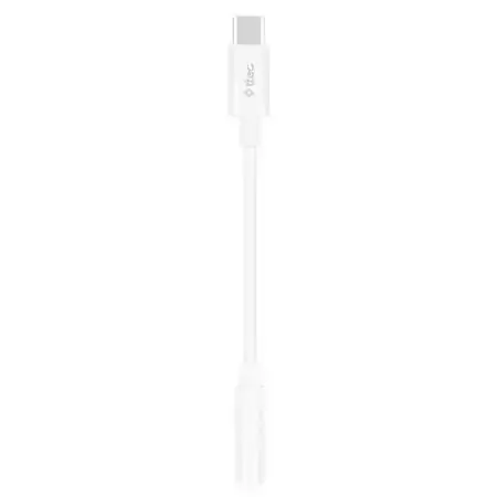 Ttec USB-C - 3.5mm Aux Adaptörü 11cm Beyaz 2AK04B - 1