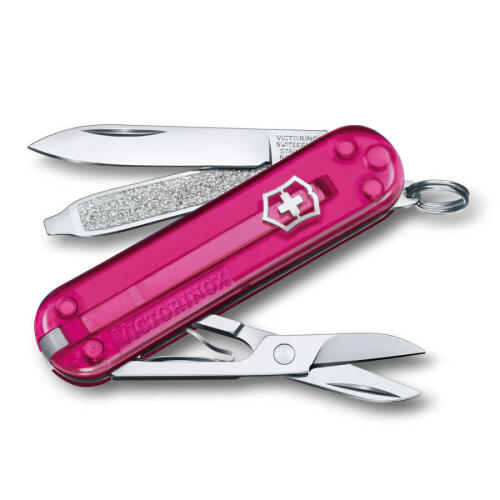 Victorinox Çakı Classic Sd Şeffaf Pembe VT06223T5G - 1