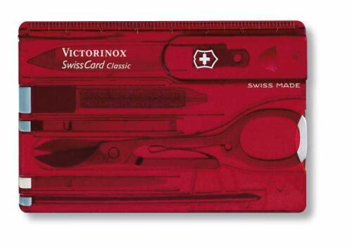 Victorinox Swisscard Seffaf Kirmizi VT07100T - 1