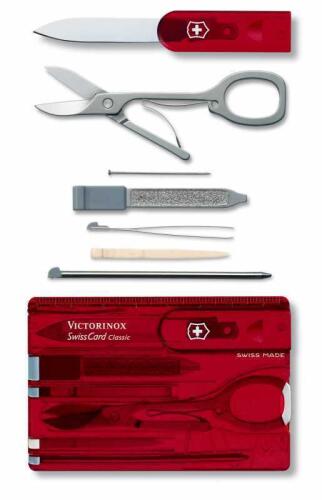 Victorinox Swisscard Seffaf Kirmizi VT07100T - 2