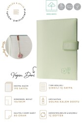 VJ Kutulu Defter Yeşil 13x18 cm 80 gr. Ivory 96 yp. Kitap Ayraçlı - 2