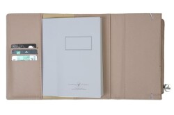 VJ Zipco Clutch Defter 9,6x16,6 , 80 gr. 96 yp.Çiz. Bej - 2