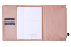 VJ Zipco Clutch Defter 9,6x16,6 , 80 gr. 96 yp.Çiz. Şampanya - 2