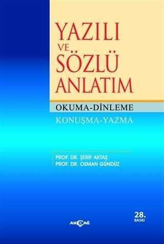 Yazılı ve Sözlü Anlatım - Osman Gündüz - 1