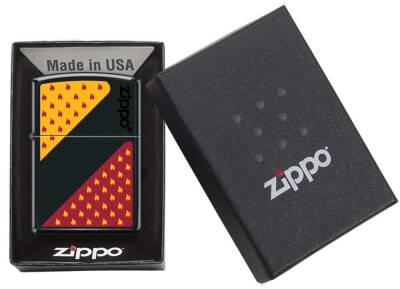 Zippo Yellow And Red Design 218-069462 - 2